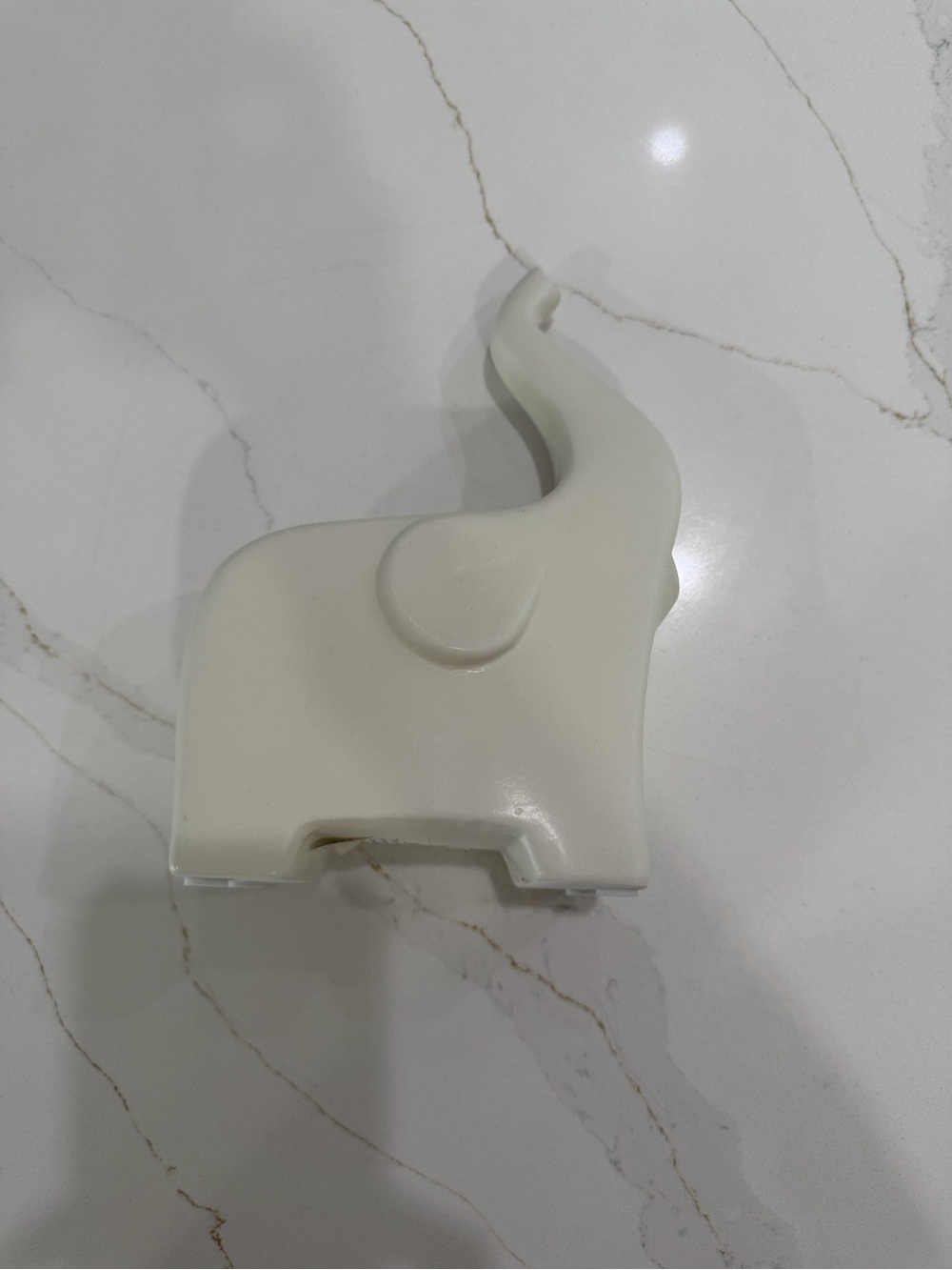 Cream Elephant Wall Hook - Brand Unspecified